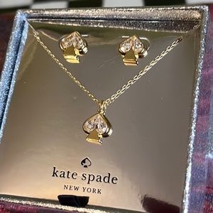 Kate Spade Everyday Stone Studs and Pendant Set